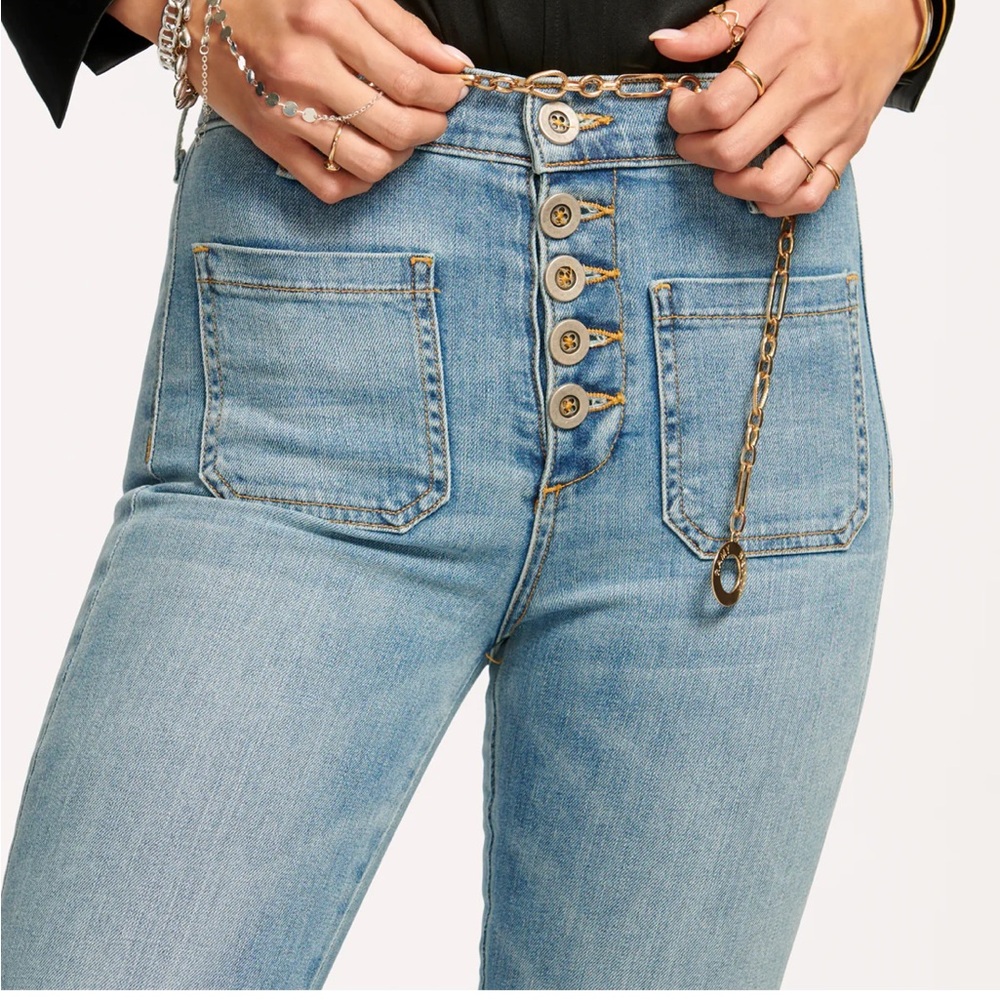 Ramy Brook Cindy High Rise Flare Jeans - Picture 3 of 9